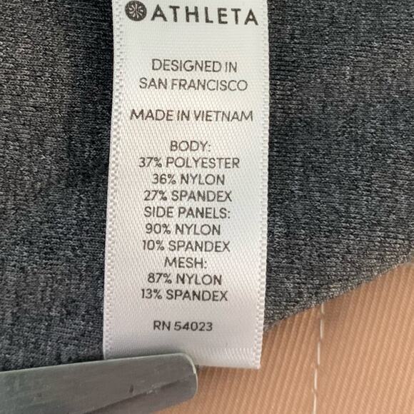 Athleta Essex Hybrid Tights Leggings Women's Heather Gray  -  Size:   LT - Picture 14 of 16